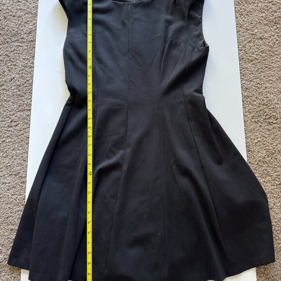 Rebecca Taylor Black Knee-Length Fit and Flare Dress Size 10 - Picture 5 of 8
